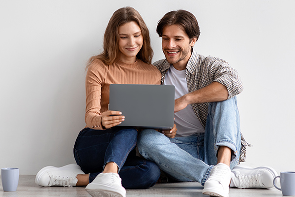 Pareja feliz