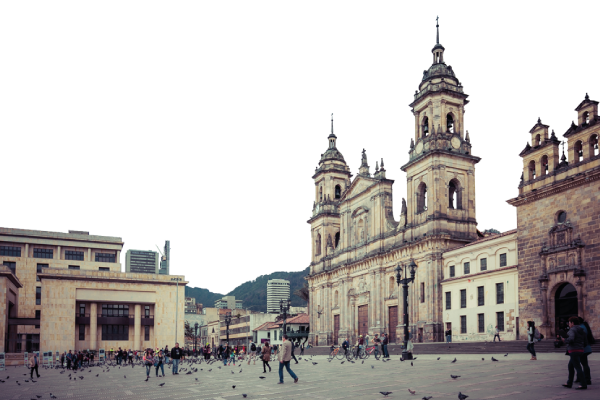 Plaza de Bolivar de Bogotá Colombia