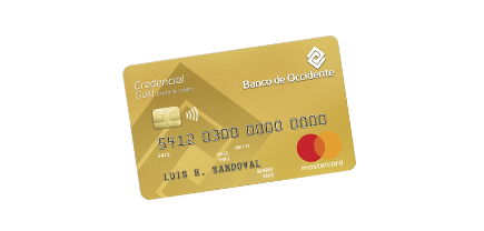 Tarjeta de Crédito Credencial - Mastercard Gold