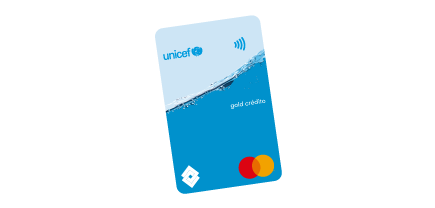 Tarjeta credencial UNICEF MASTERCARD