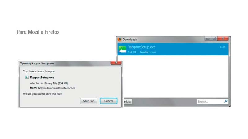 Imagen Paso 3.1 Trustter Rapport