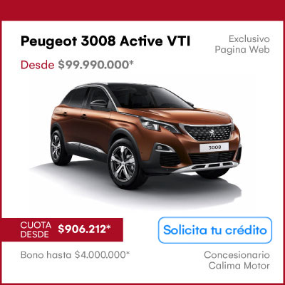 Promociones Peugeot 3008 Active y Occiauto