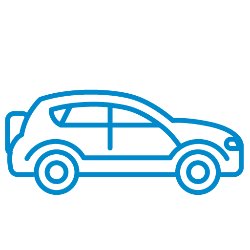 Icono de crédito para vehículos