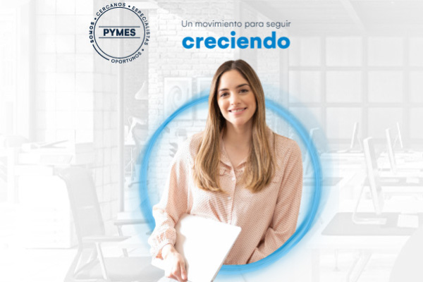Empresaria  con crédito pyme