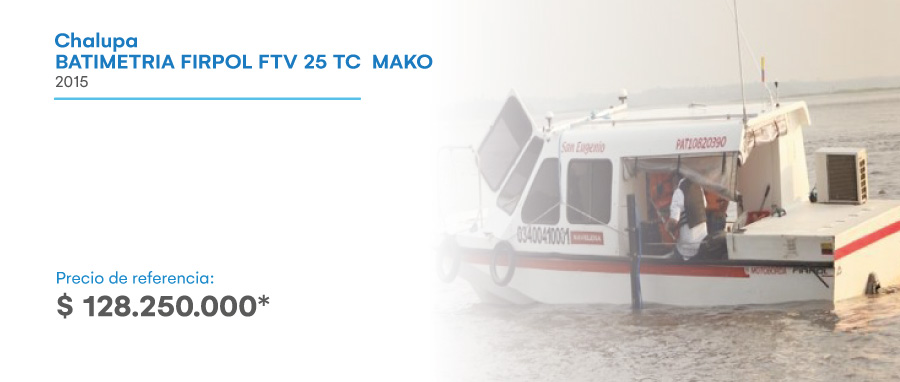 CHALUPAS  BATIMETRIA FIRPOL FTV 25 TC MAKO